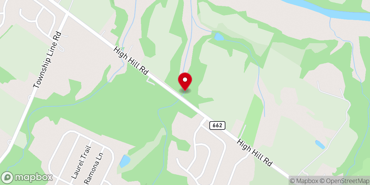 Map showing location of St Paul U a M E Church