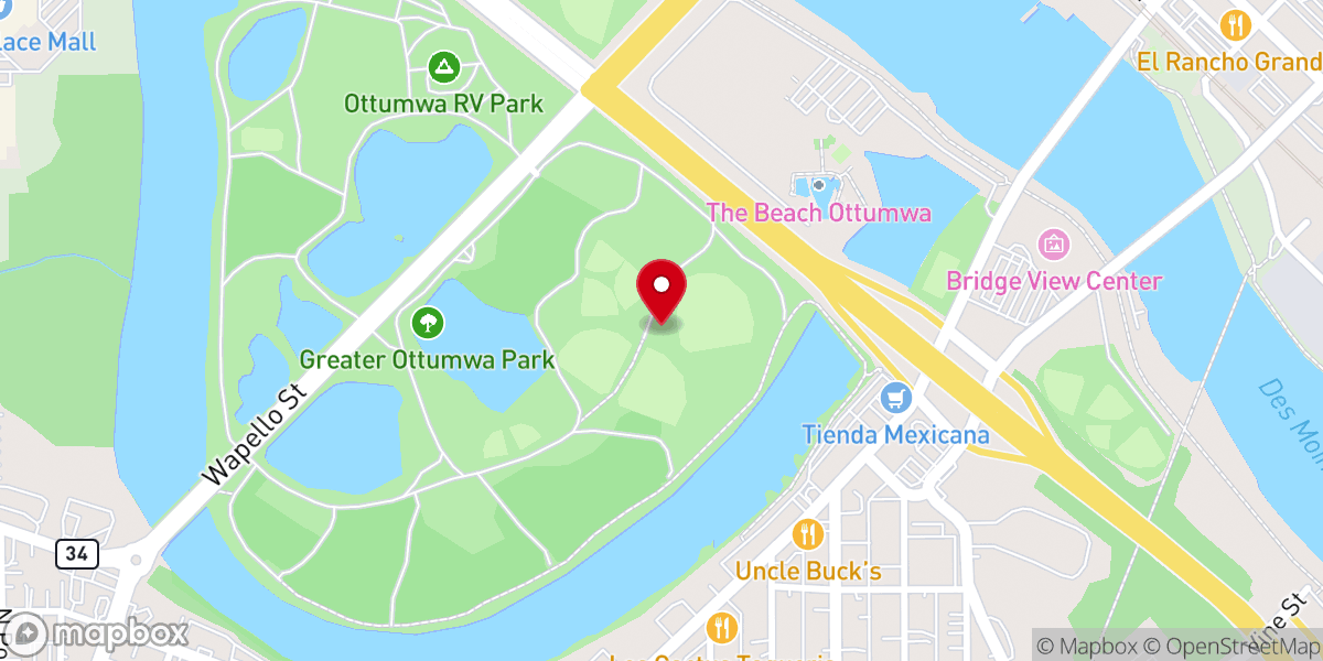 Map showing location of Legion Memorial Field