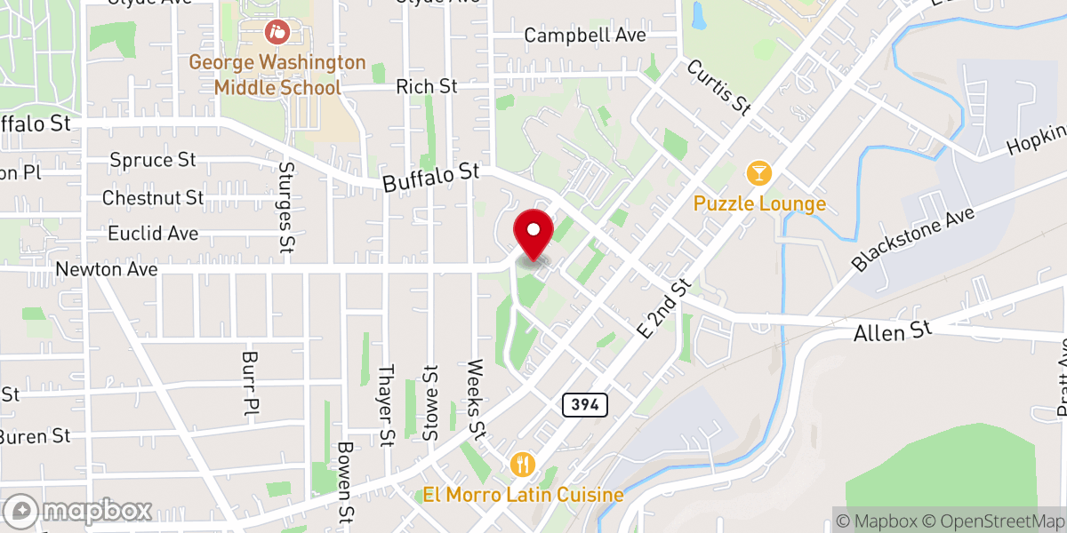 Map showing location of Holy Apostles Parish St John Catholic Church