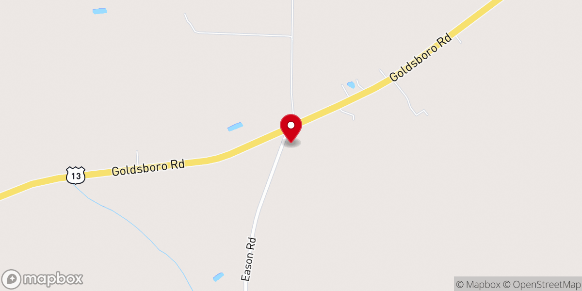 Map showing location of Oak Ridge PH Church