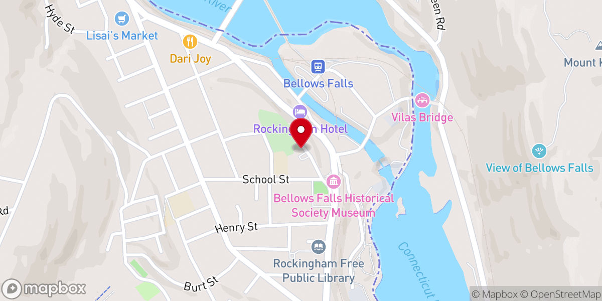 Map showing location of Immanuel Episcopal Church