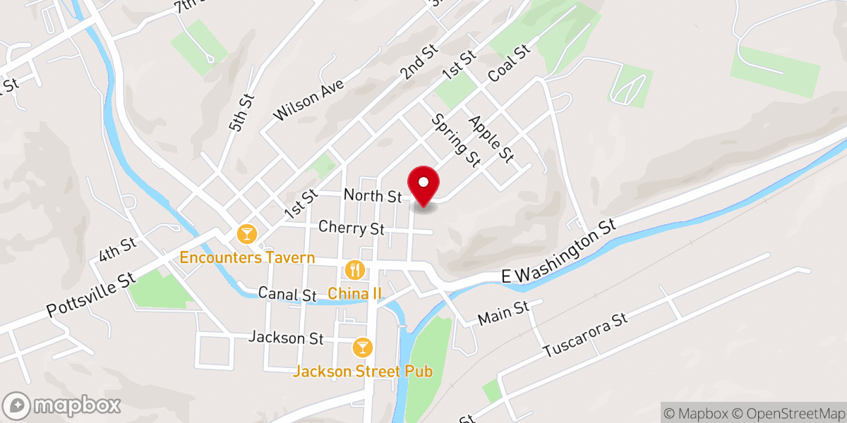 Map showing location of St Stephen's Catholic Church