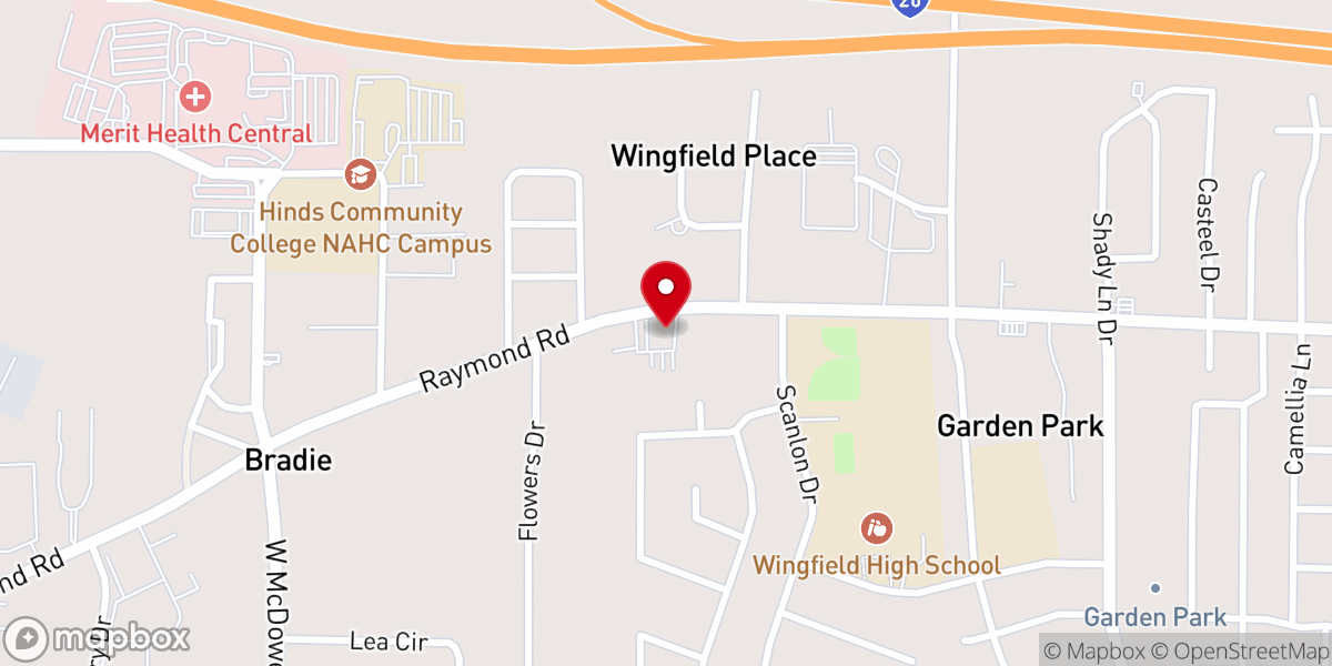 Map showing location of New Jerusalem Church (South Campus)