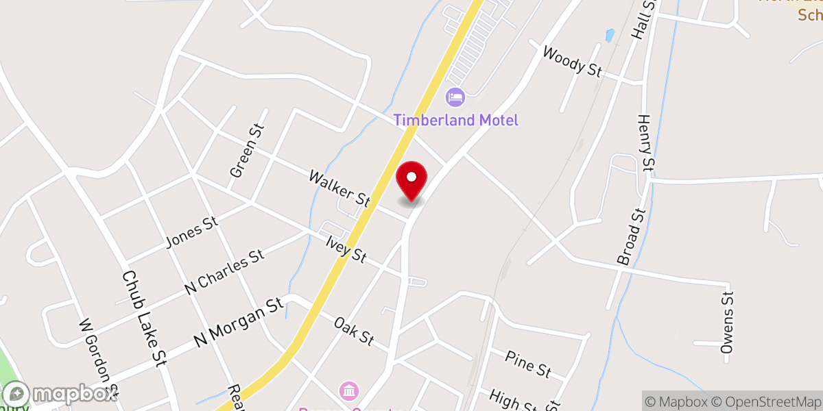 Map showing location of Saints Mary & Edward Catholic Church