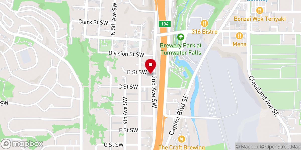 Map showing location of St James Anglican Church
