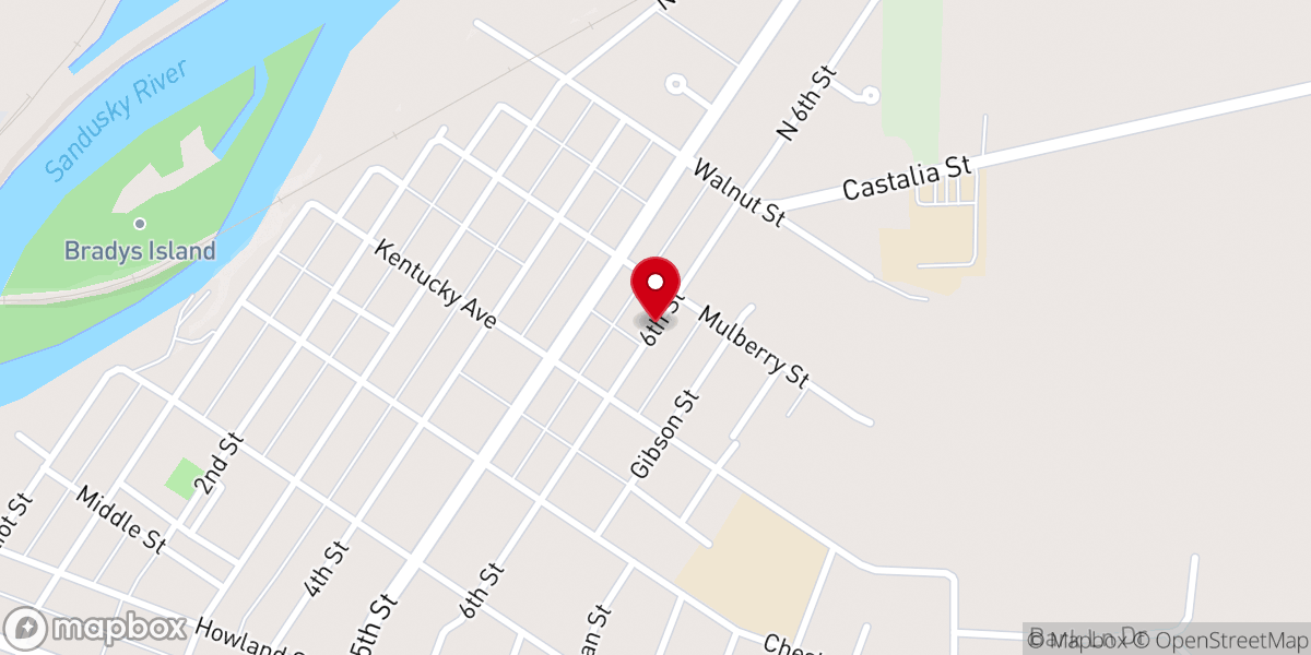 Map showing location of Greater St James Church