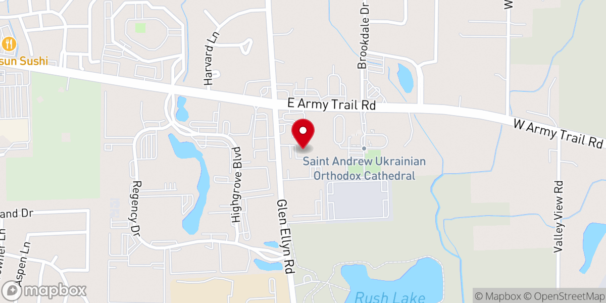 Map showing location of Evangelical Formosan Church-Chicago