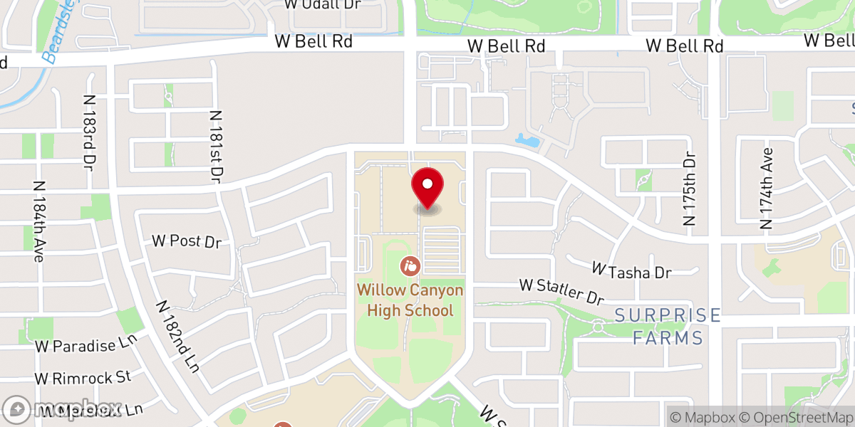 Map showing location of ReFresh Church Waddell