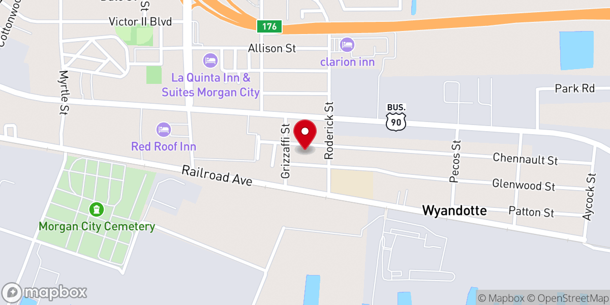 Map showing location of St Mary Aarp Chapter 4435
