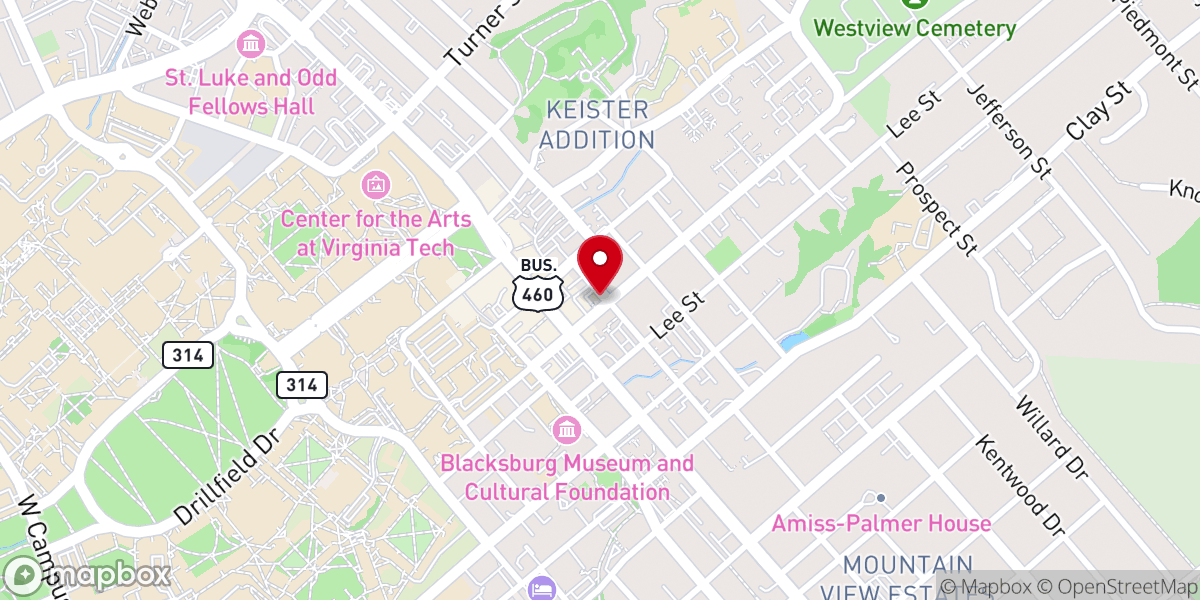 Map showing location of Ascent Church Office