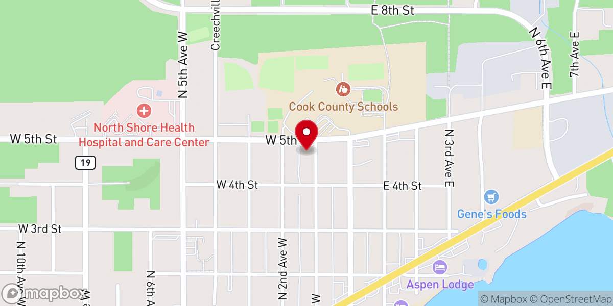 Map showing location of Bethlehem Lutheran Church ELCA