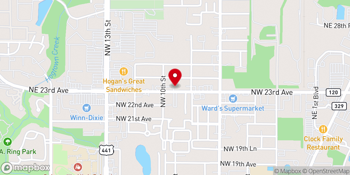 Map showing location of Wesley United Methodist Church
