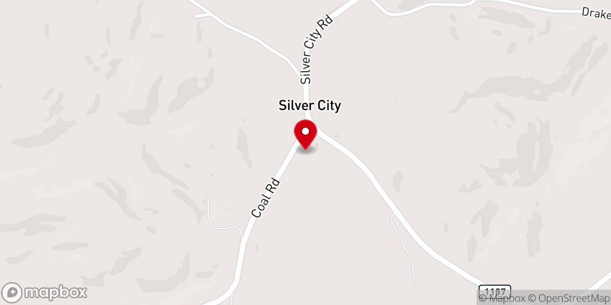 Map showing location of Pleasant Grove Missionary Baptist Church