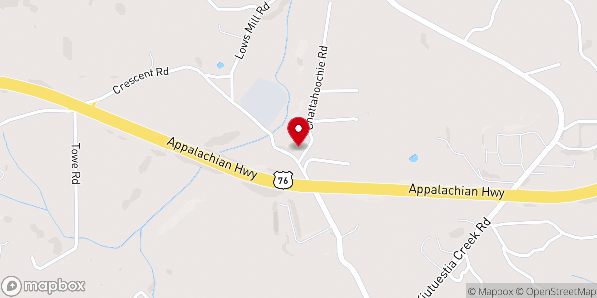 Map showing location of Journey Church