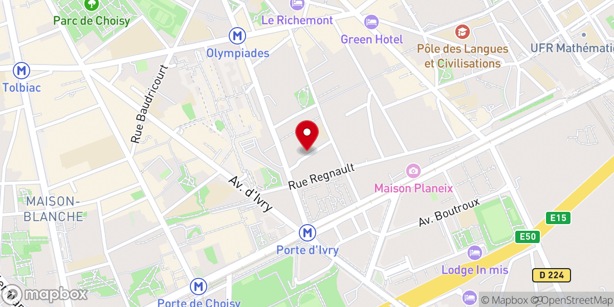 Map showing location of Eglise Passage National