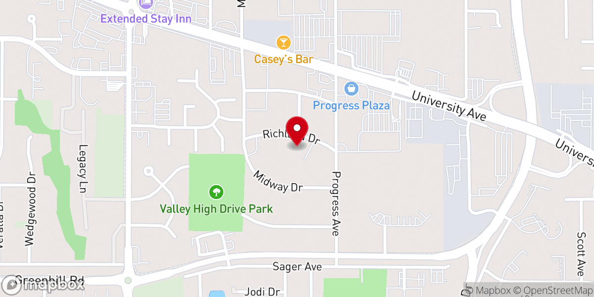 Map showing location of Calvary Cathedral