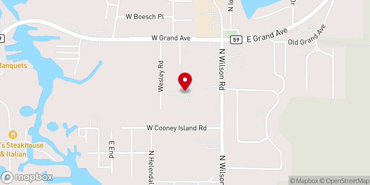 Map showing location of Joyful Spirit Church