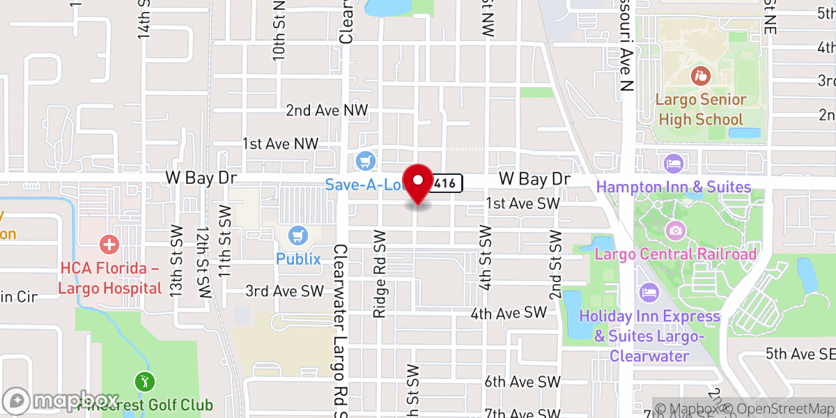 Map showing location of Iglesia de Dios Vertical