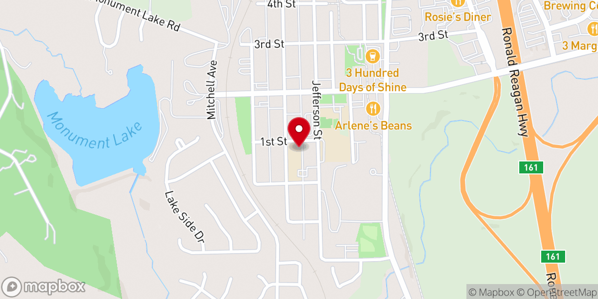 Map showing location of St Peter Catholic School