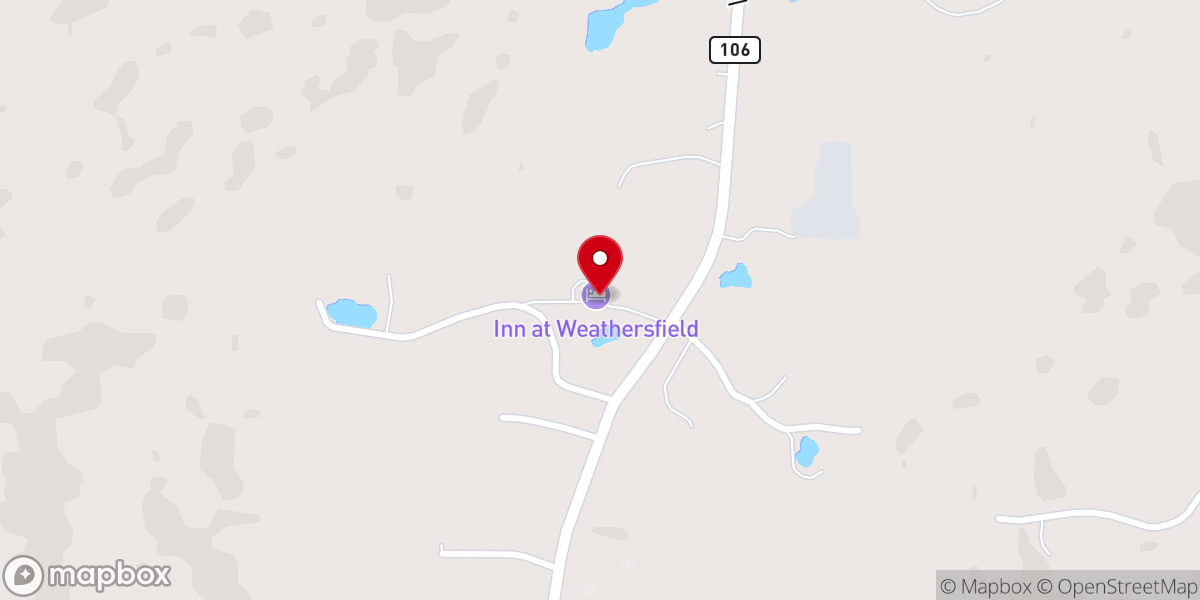 Map showing location of The Inn At Weathersfield