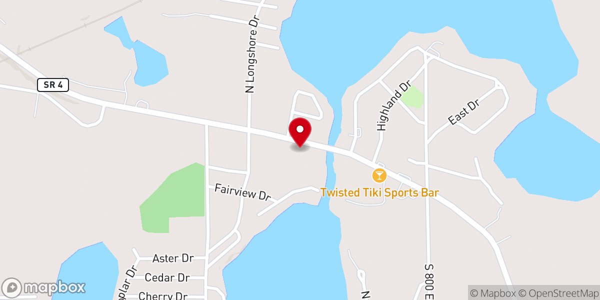 Map showing location of St Anthony of Padua Catholic Church