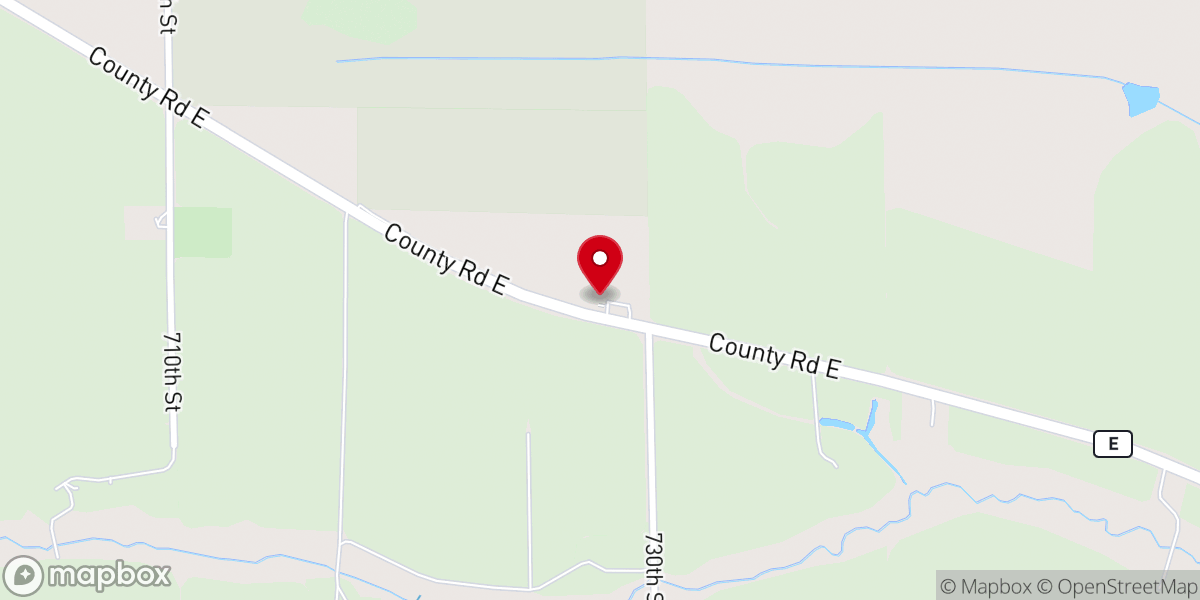 Map showing location of Salem Iron Creek United Methodist Church