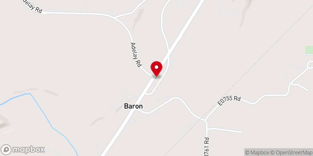 Map showing location of GracePoint Outreach Center