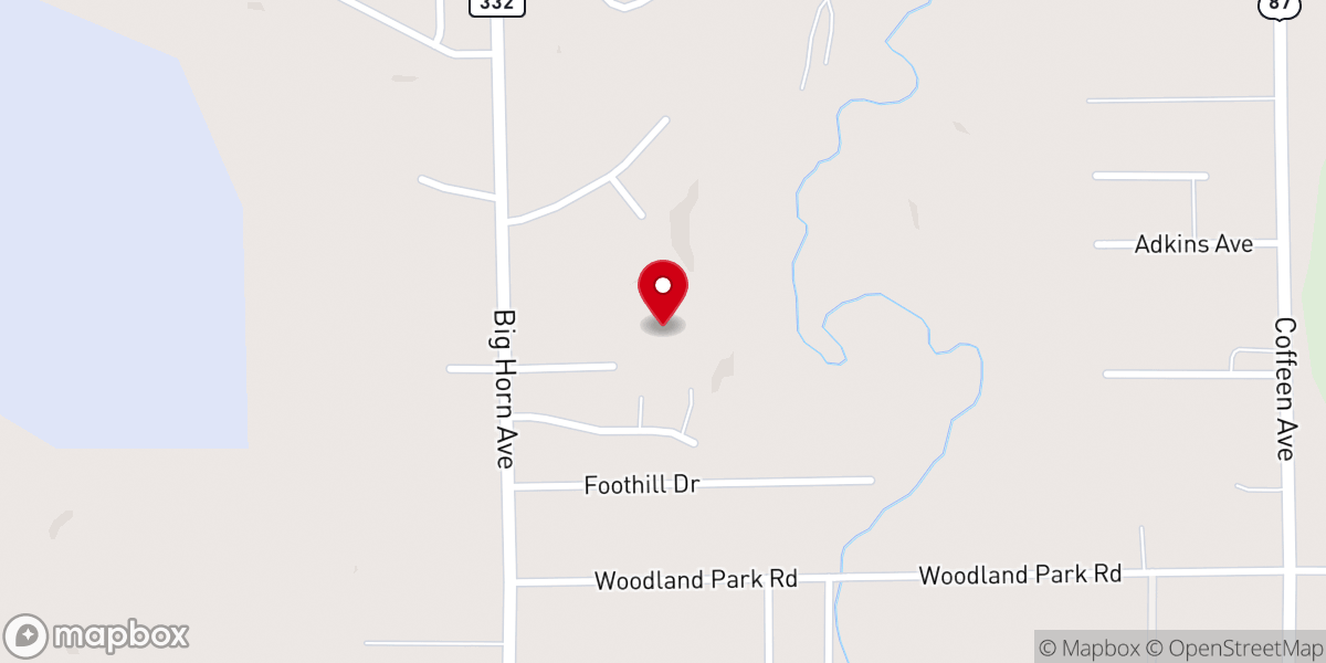 Map showing location of Cornerstone Community Church