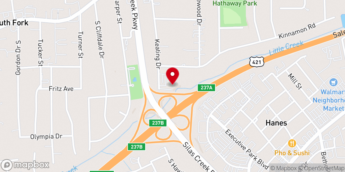 Map showing location of Annual Greek Festival at the Annunciation
