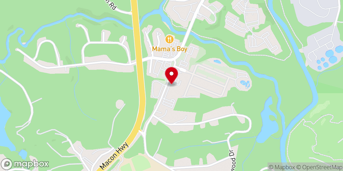 Map showing location of Nations Church