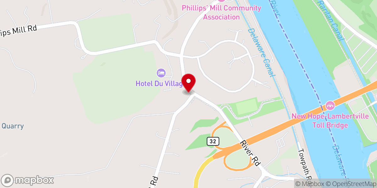 Map showing location of St Philip's