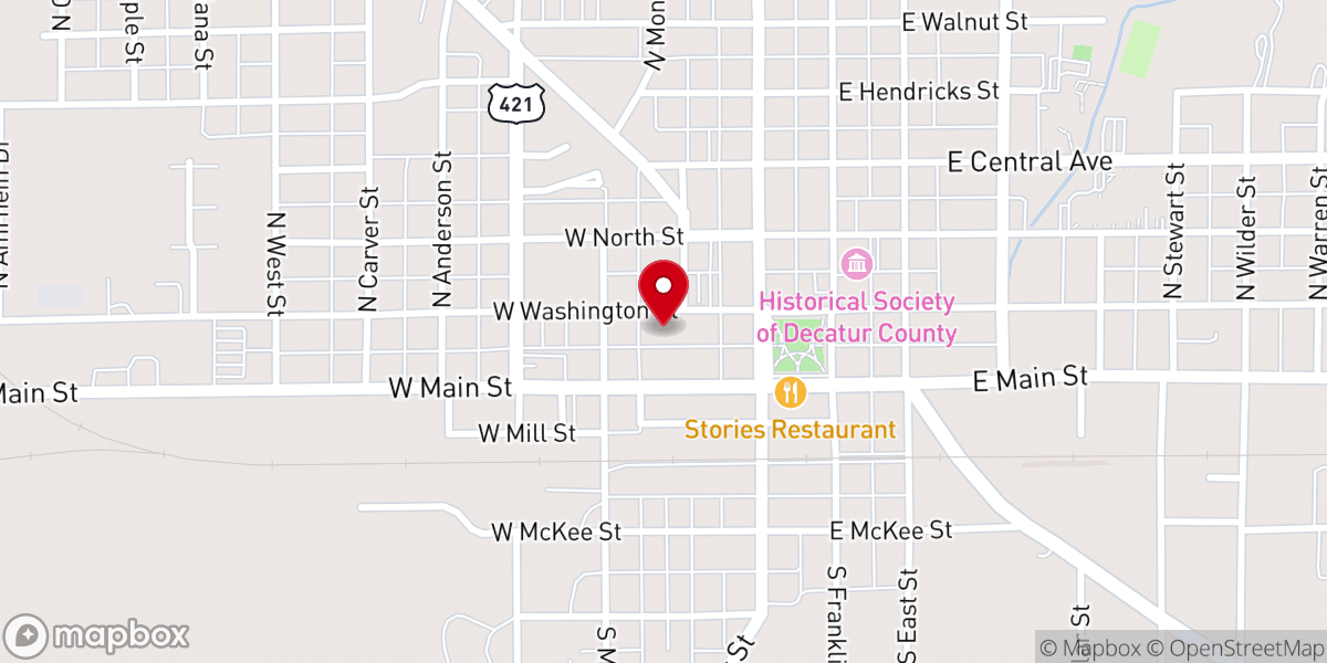 Map showing location of Good Shepherd Christian Academy