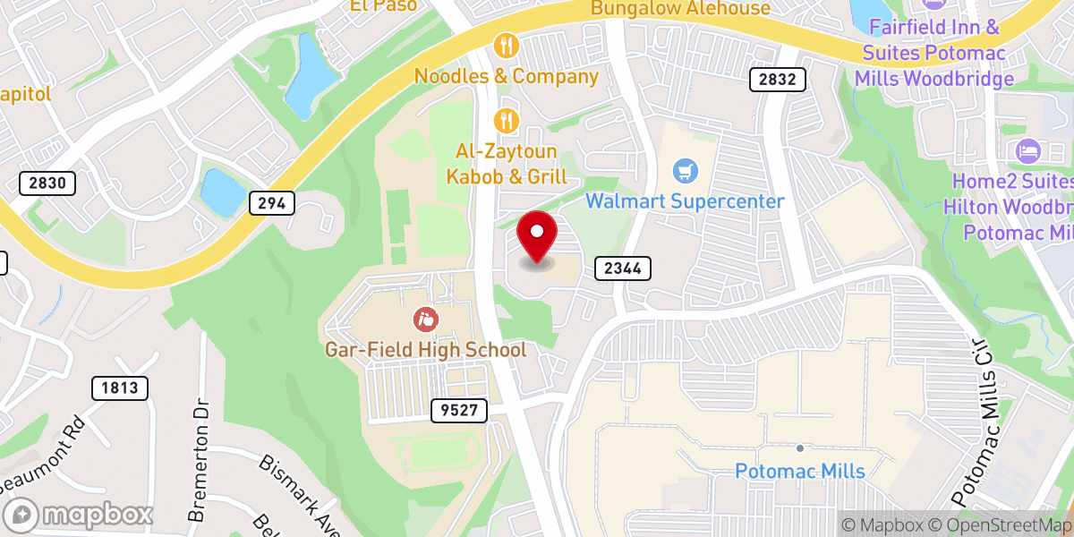 Map showing location of Christ Chapel Church