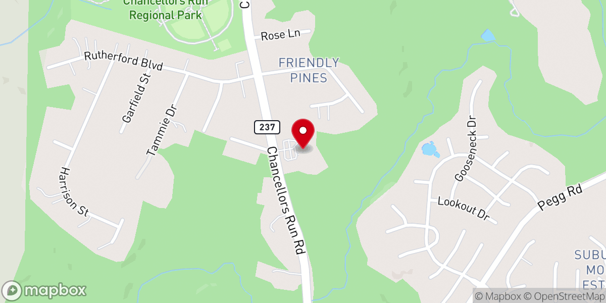 Map showing location of Living Hope First United Pentecostal Church