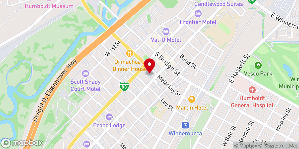Map showing location of Church Annex