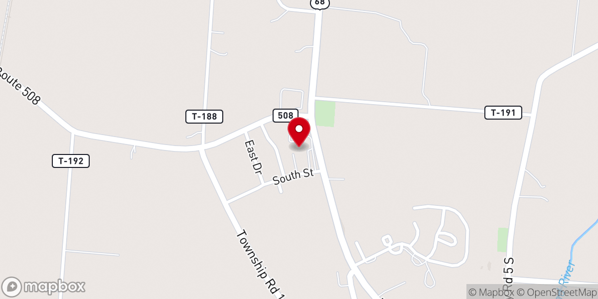 Map showing location of Quest Community Church
