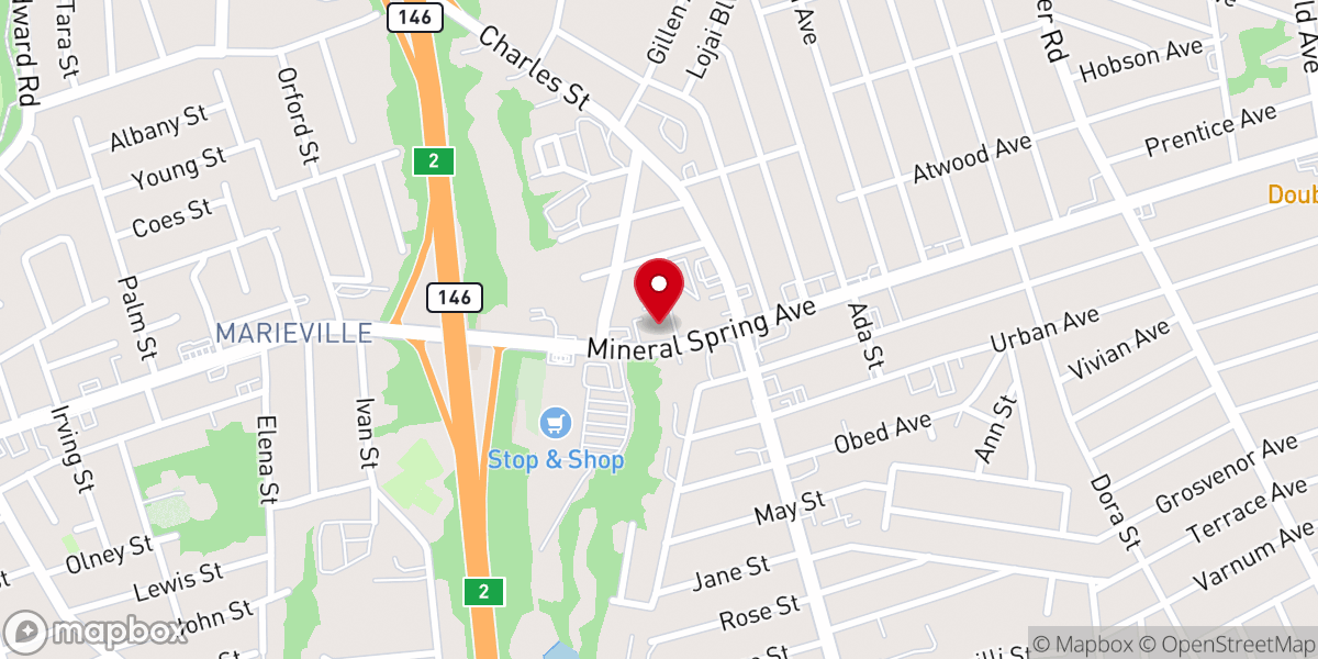 Map showing location of Presentation of the Blessed Virgin Mary Catholic Church