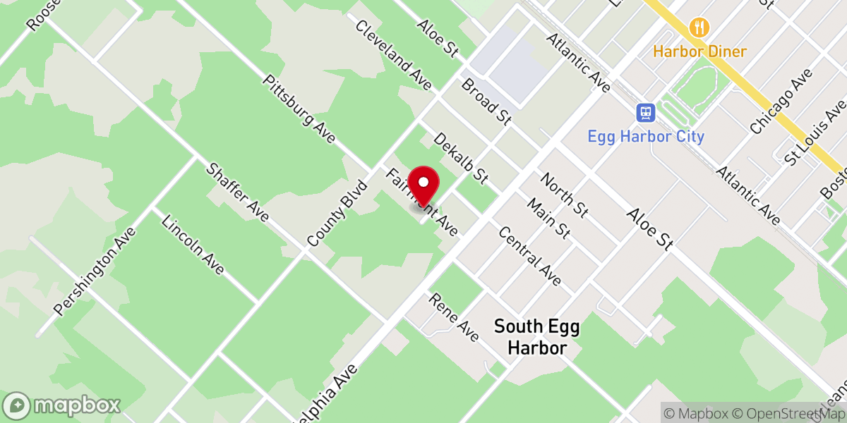 Map showing location of St Paul Church CME