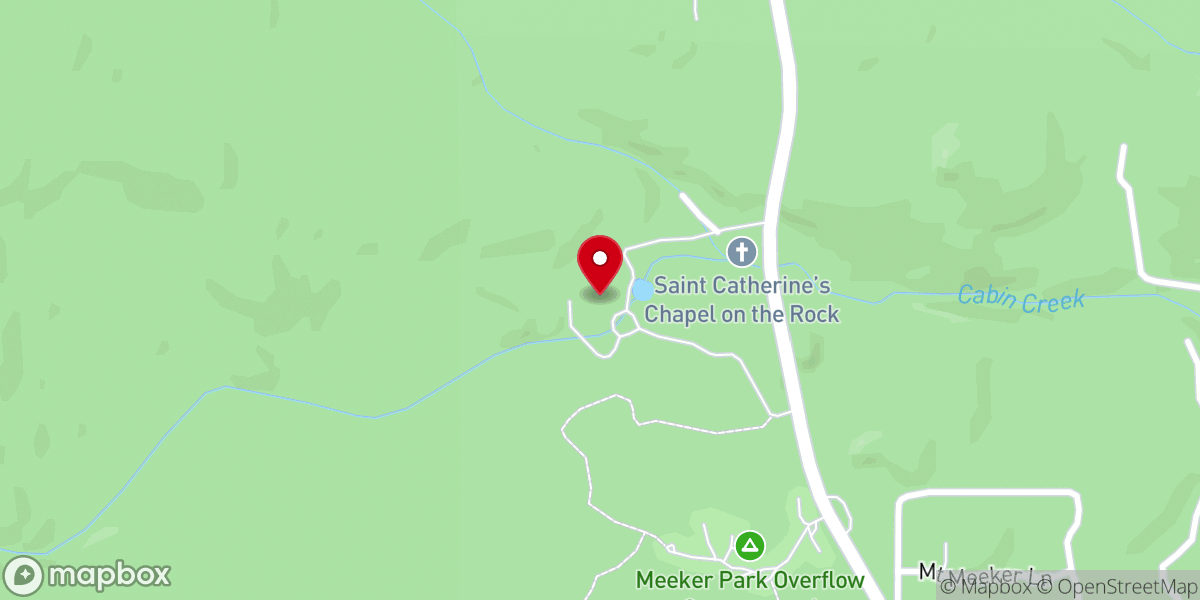Map showing location of Camp St. Malo