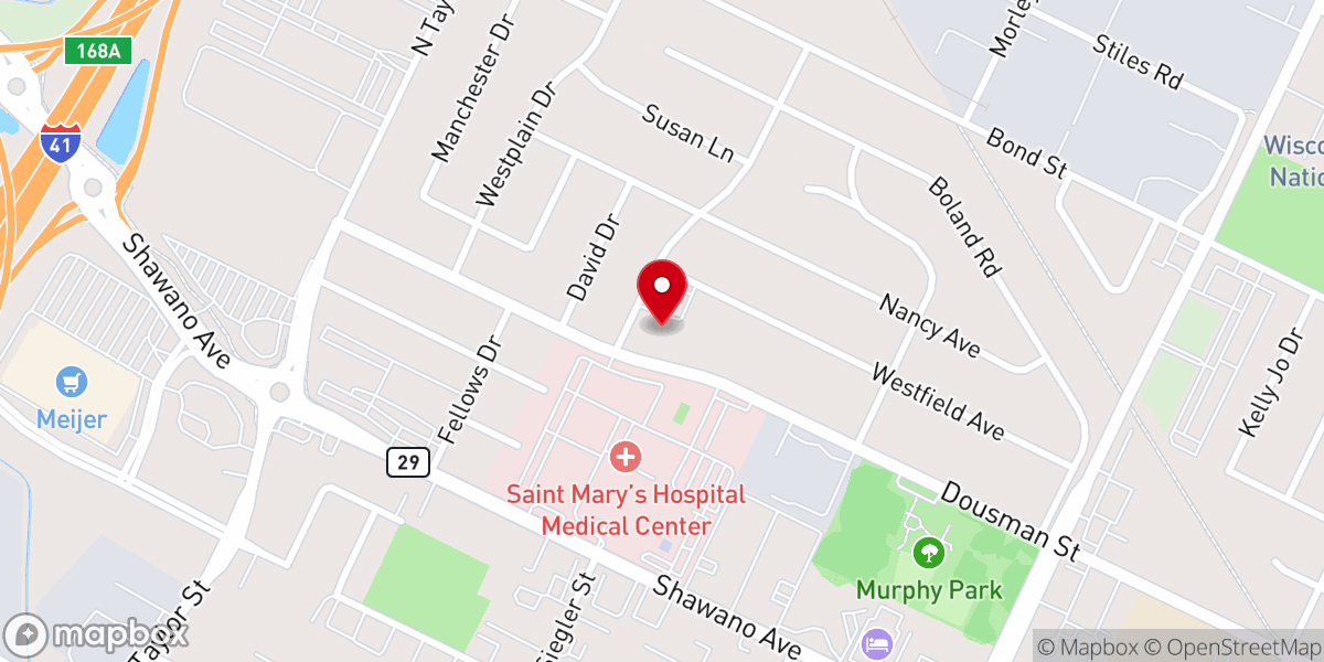 Map showing location of Graceway Fellowship