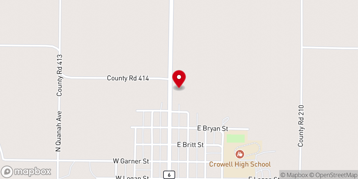 Map showing location of First Baptist Church