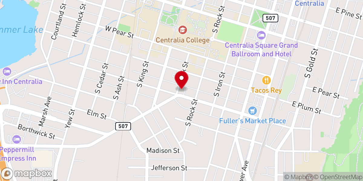 Map showing location of Faith Temple Word of Life Center