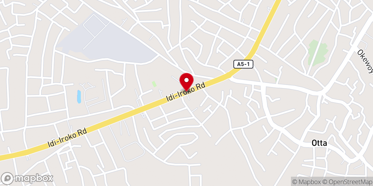 Map showing location of Altar of Grace International Church Inc.