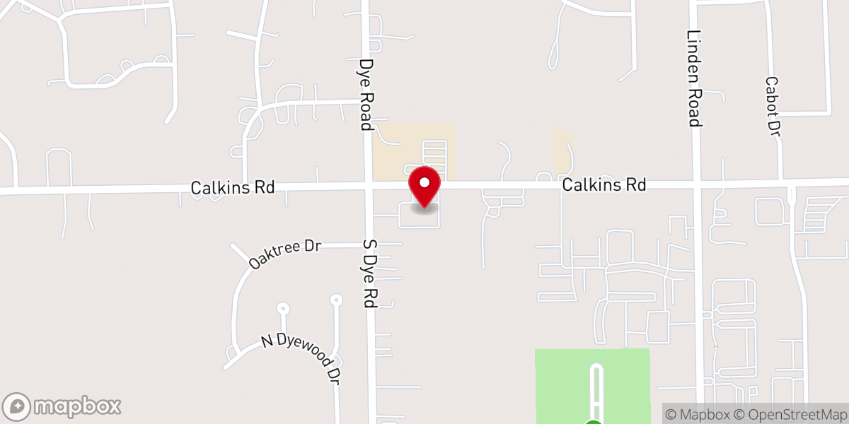 Map showing location of Resurrection Reformed Church