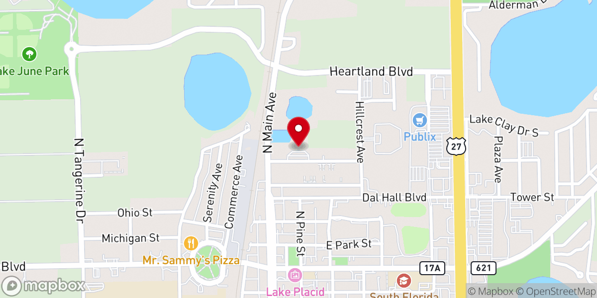 Map showing location of Trinity Tots Preschool