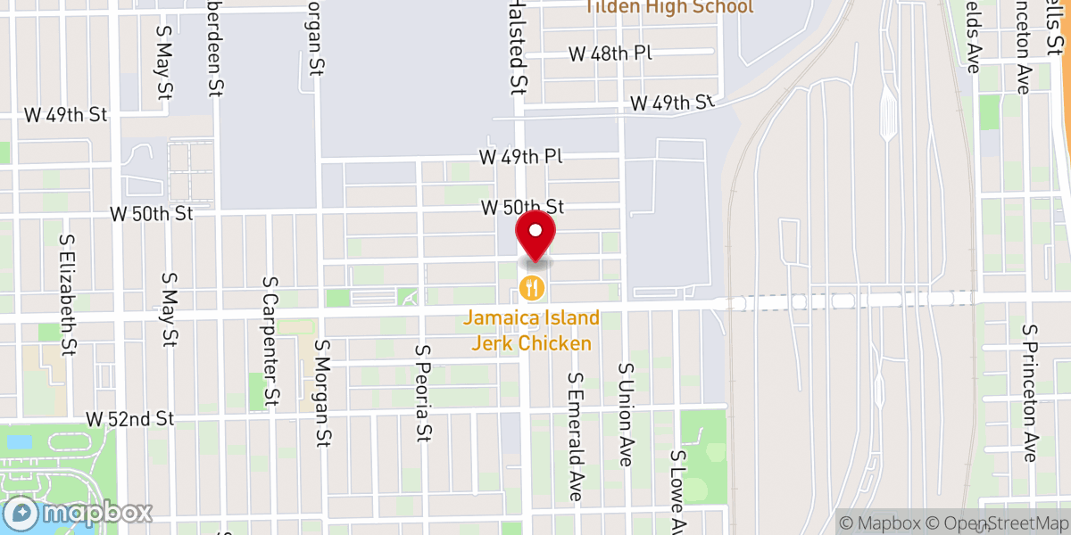 Map showing location of Unity of Love Baptist Church