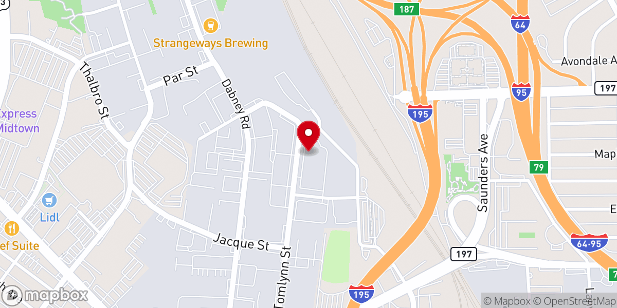 Map showing location of Lighthouse Chapel International
