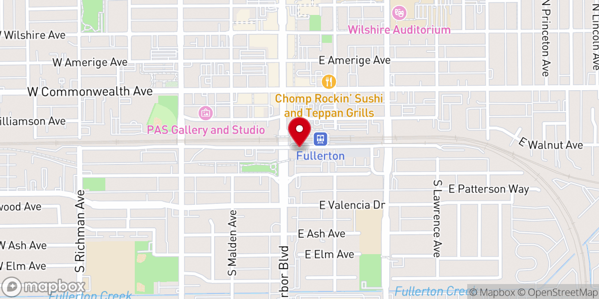 Map showing location of Cornerstone Bible Church