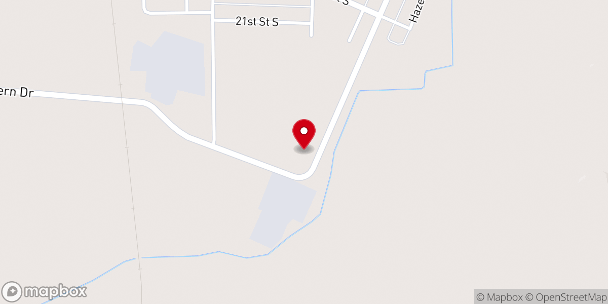 Map showing location of Mesabi Humane Society