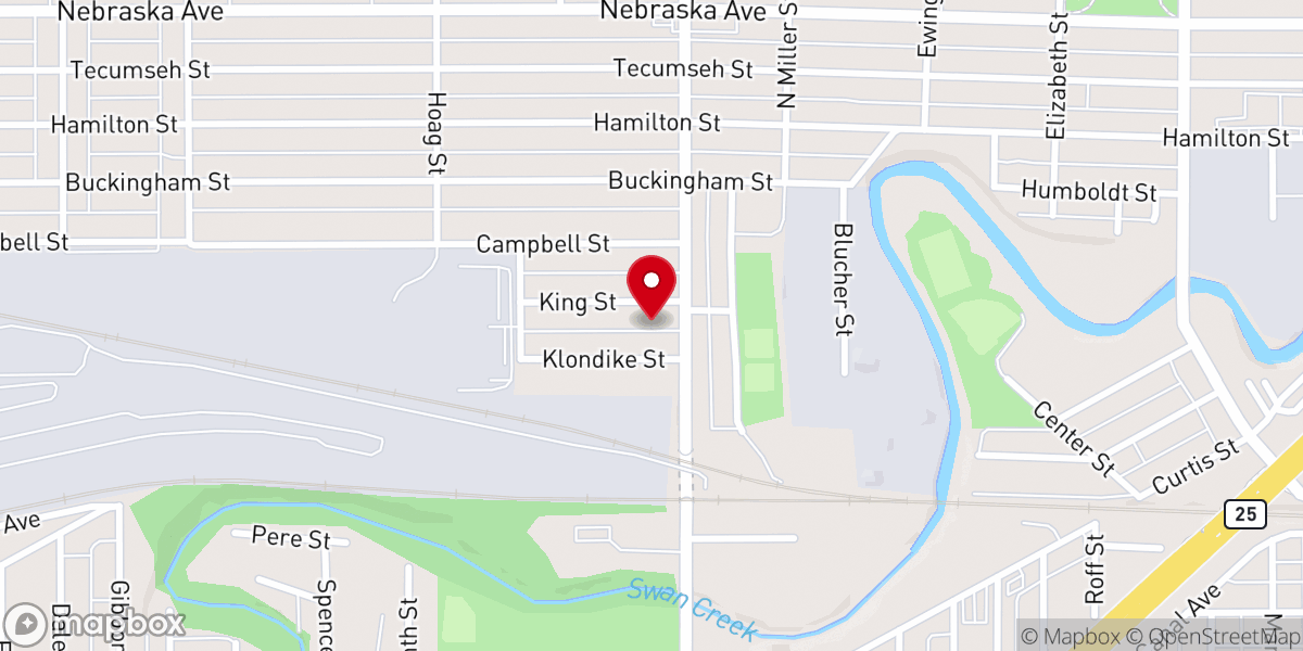 Map showing location of United Church of God and Christ
